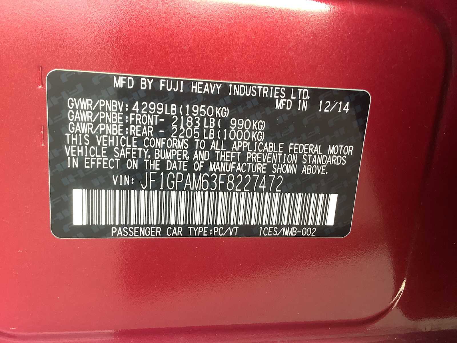 Used 2015 Subaru Impreza 2.0i Limited image 21