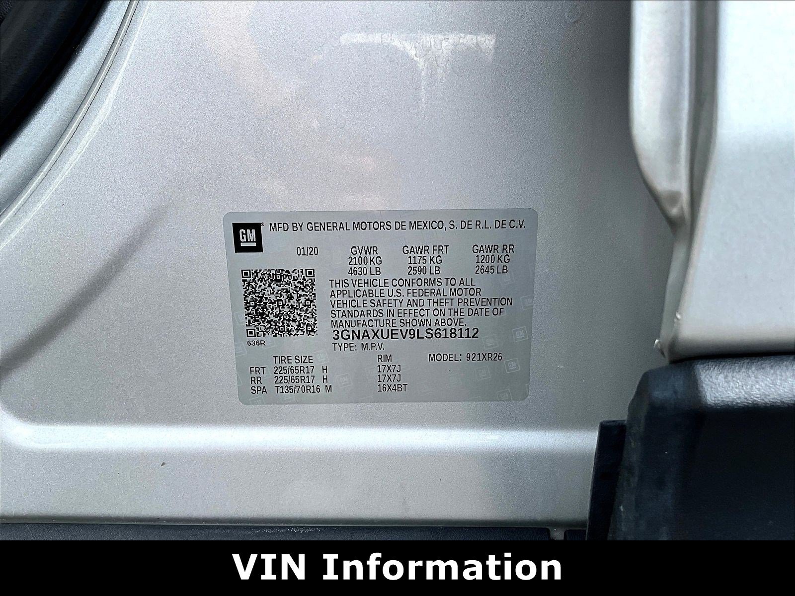 Used 2020 Chevrolet Equinox LT AWD/4WD image 4