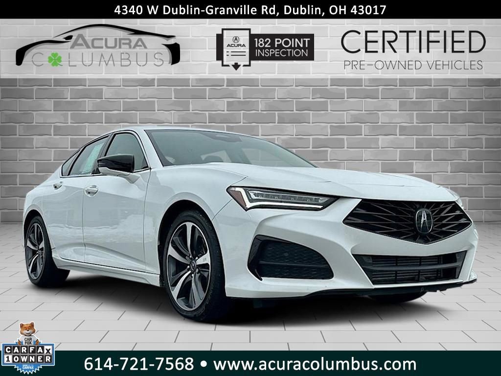 Certified 2025 Acura TLX w/ Technology Package