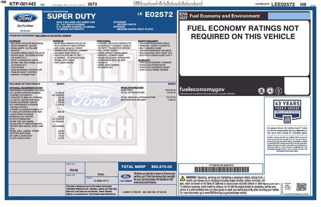 Used 2020 Ford F350 XL w/ STX Appearance Package image 7