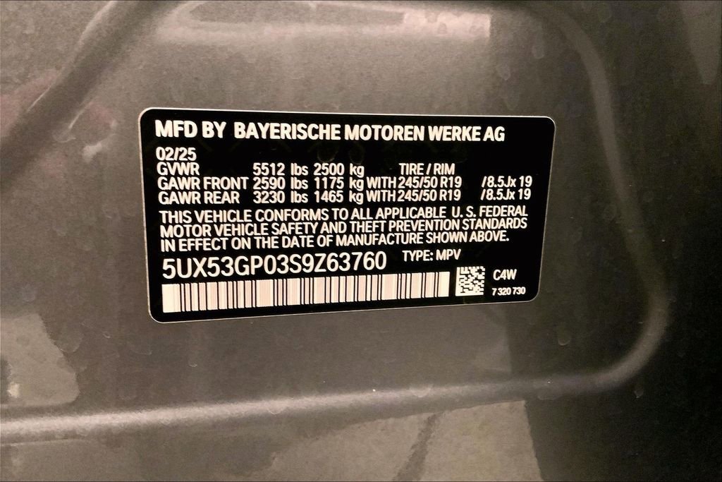 Used 2025 BMW X3 xDrive30i w/ Premium Package image 31