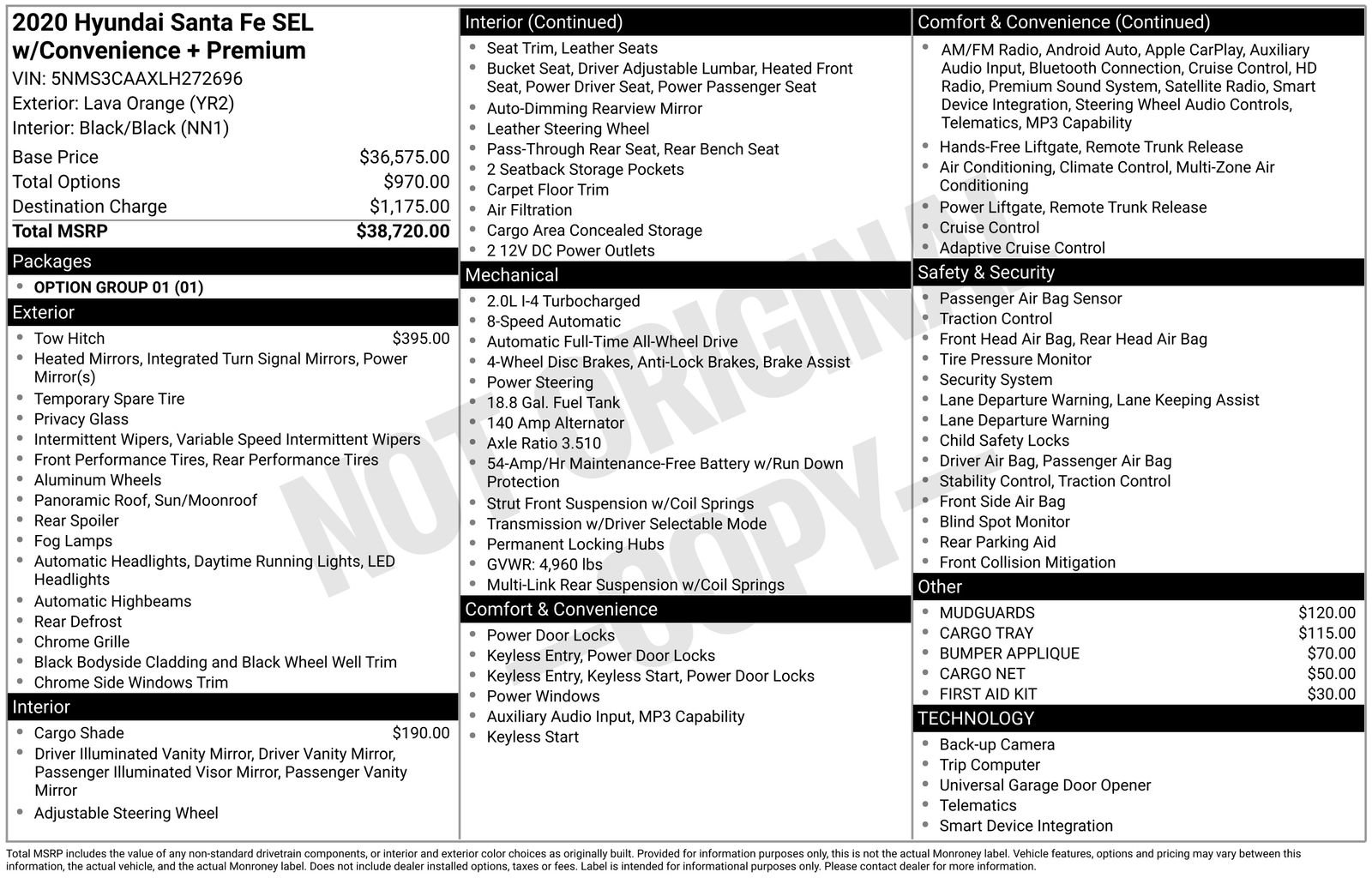 Used 2020 Hyundai Santa Fe SEL image 27