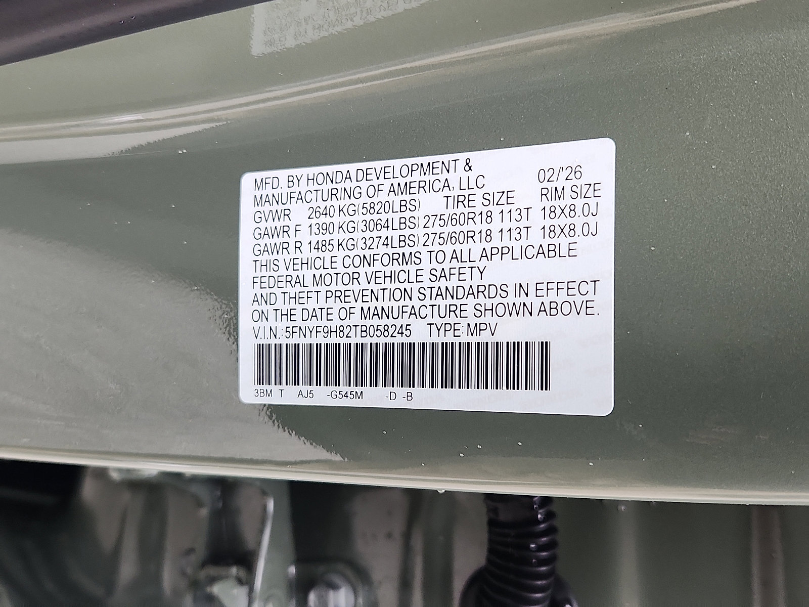 New 2026 Honda Passport TrailSport Elite image 18