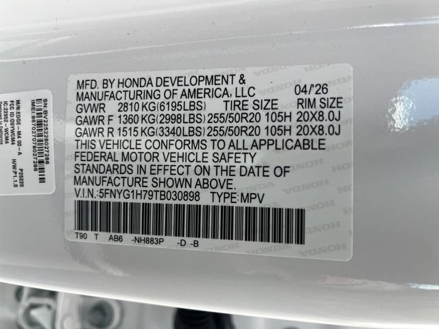 New 2026 Honda Pilot Touring image 21