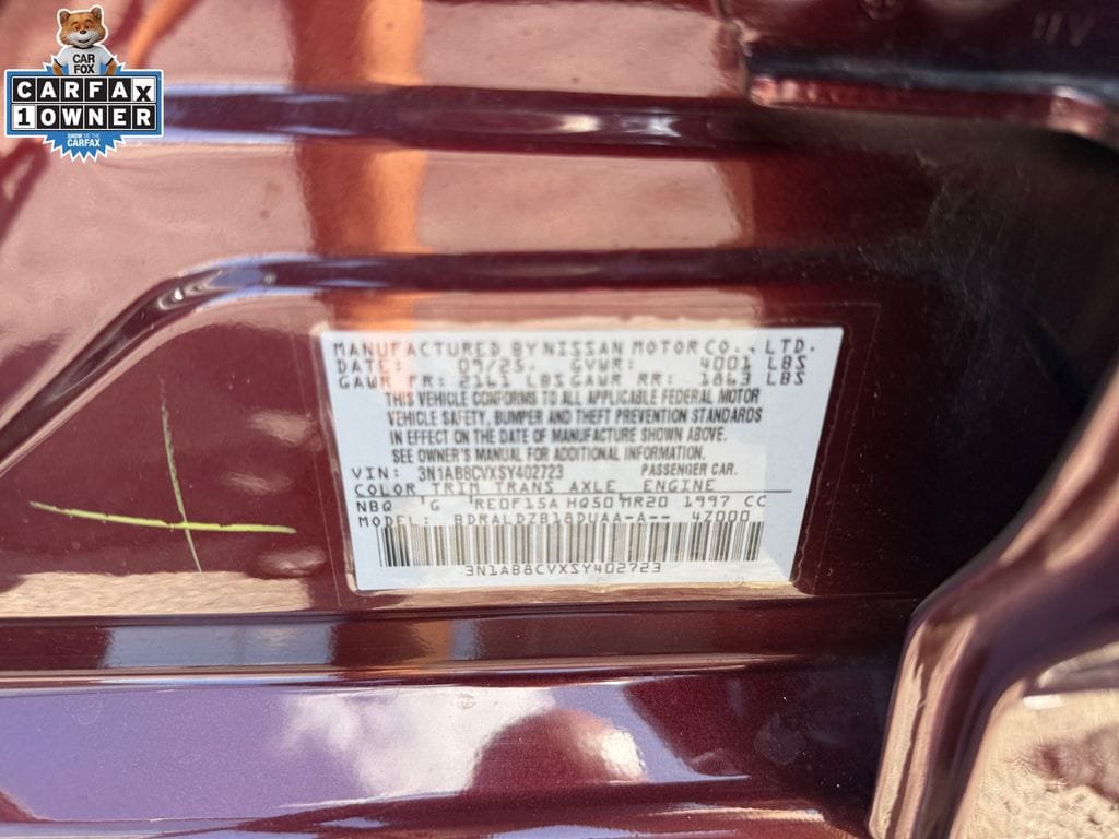 Certified 2025 Nissan Sentra SV w/ All-Weather Package FWD image 31
