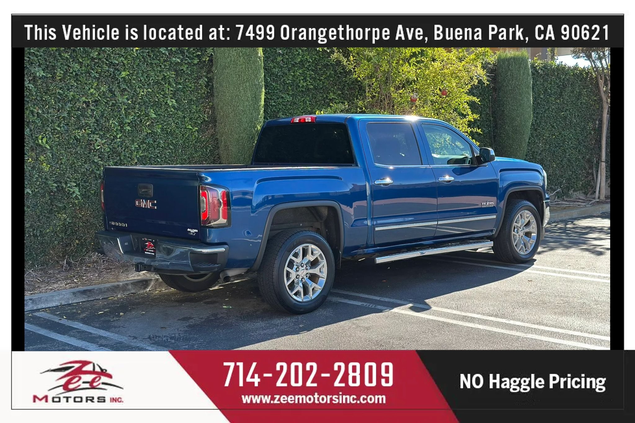 Used 2017 GMC Sierra 1500 SLT w/ Texas SLT Premium Package RWD image 7