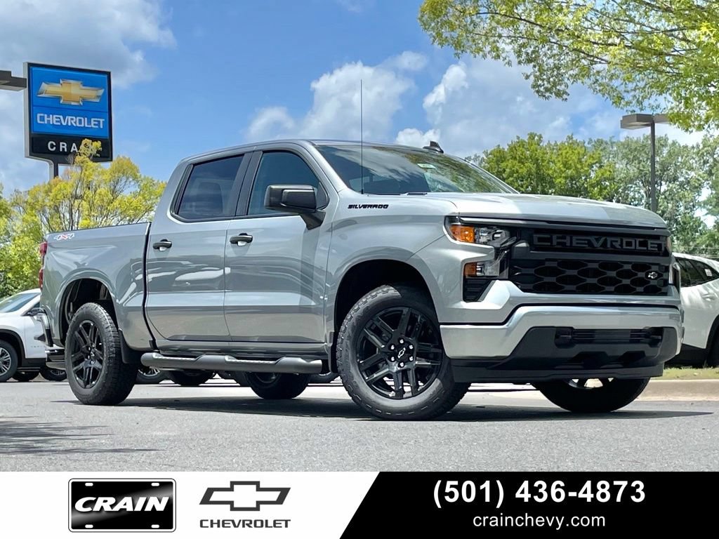 New 2026 Chevrolet Silverado 1500 Custom w/ Turbomax Blackout Package