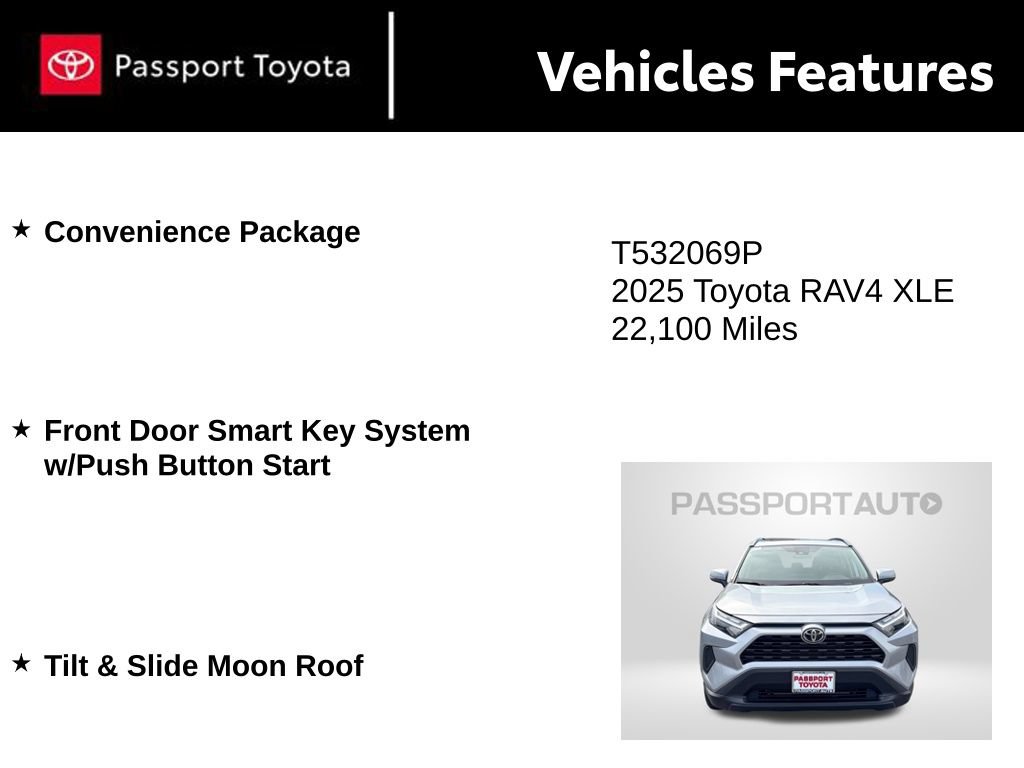 Used 2025 Toyota RAV4 XLE w/ Convenience Package AWD/4WD image 11