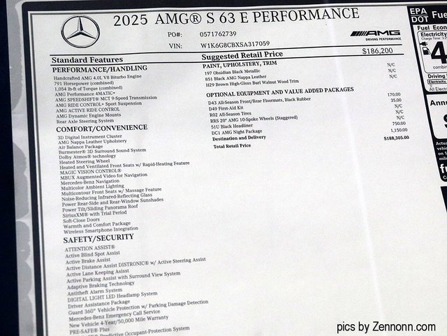 New 2025 Mercedes-Benz S 63 AMG S image 30