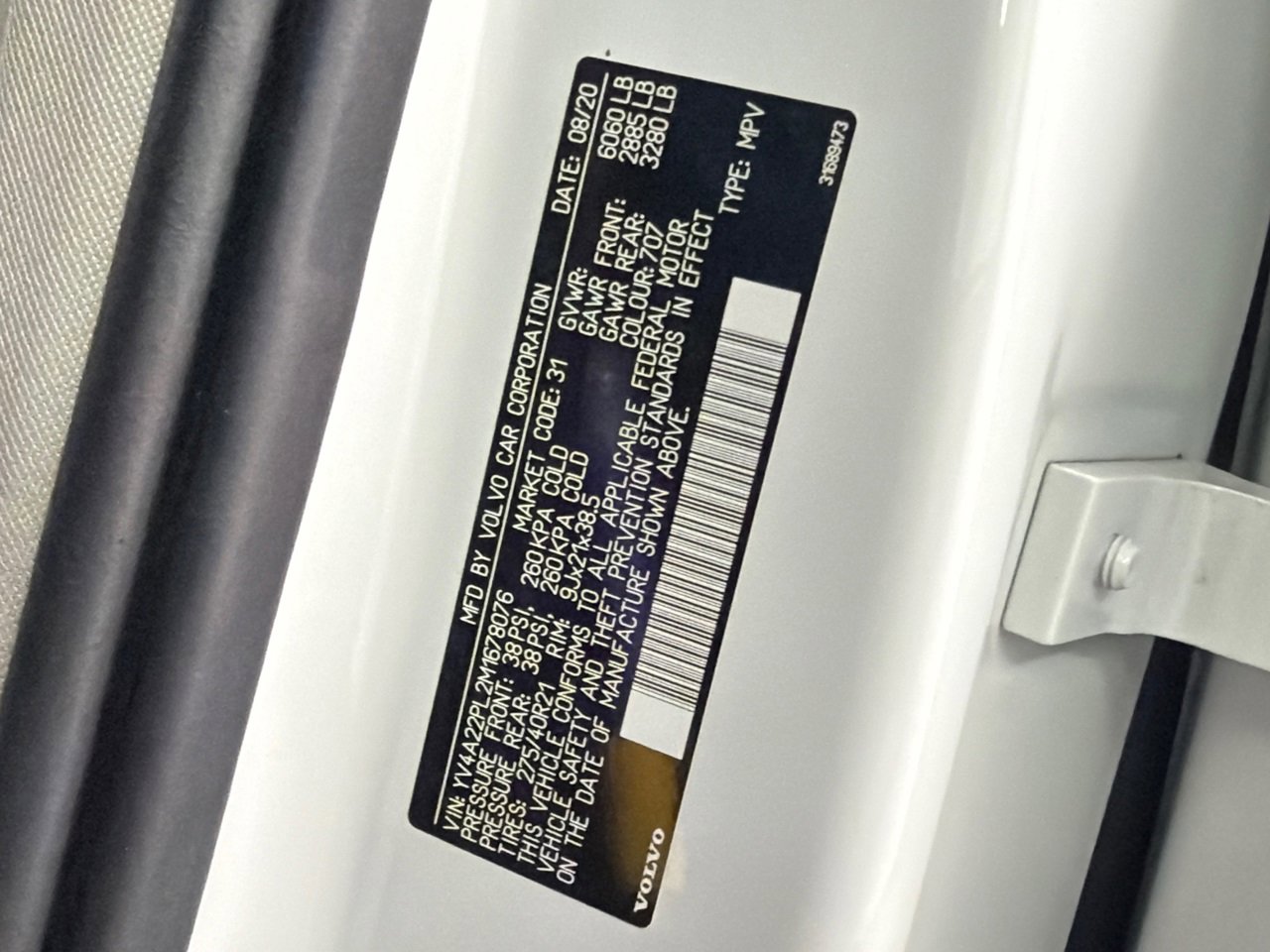 Used 2021 Volvo XC90 T6 Inscription w/ Protection Package Premier image 36