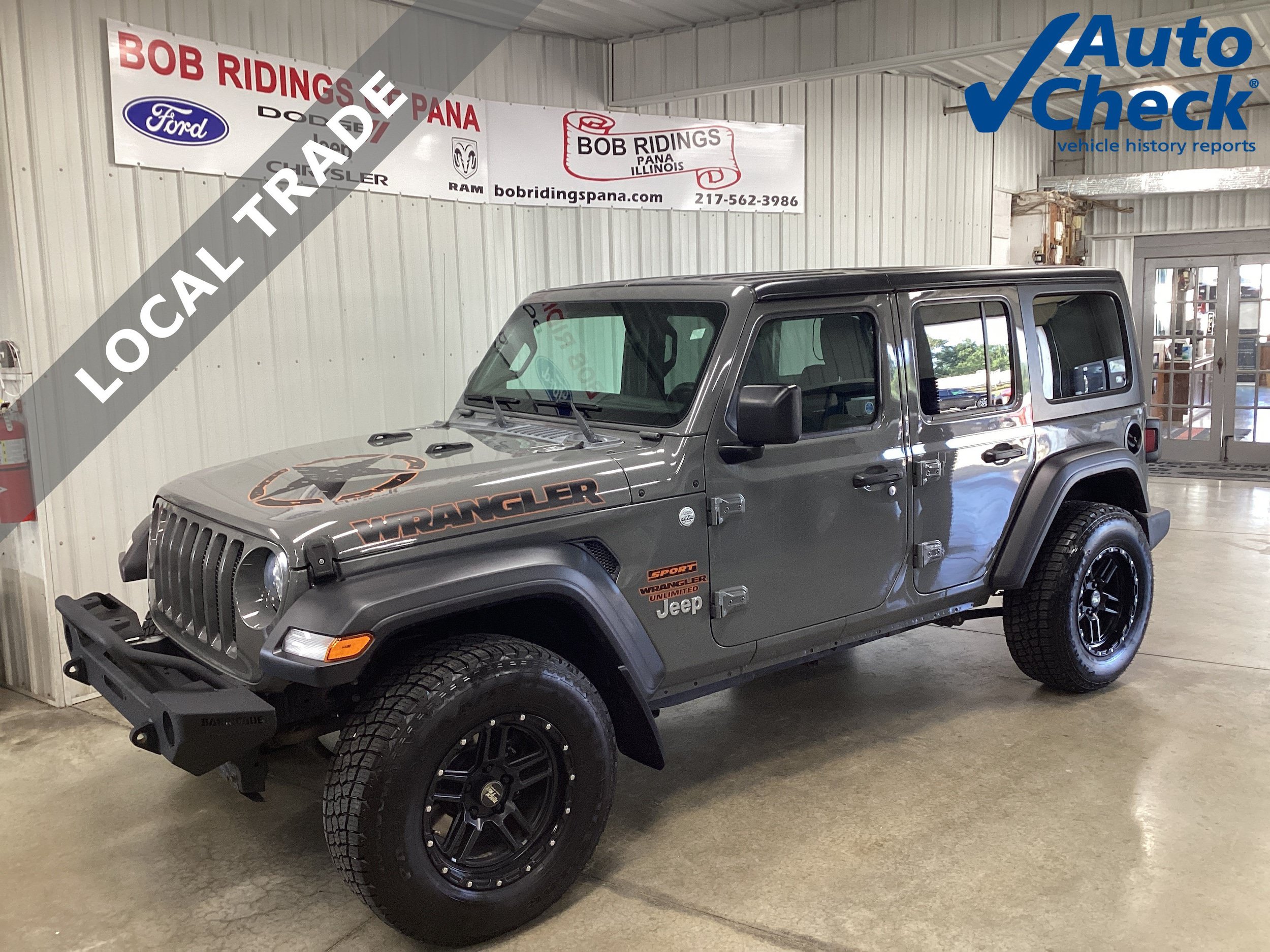 Used 2018 Jeep Wrangler Unlimited Sport AWD/4WD image 1