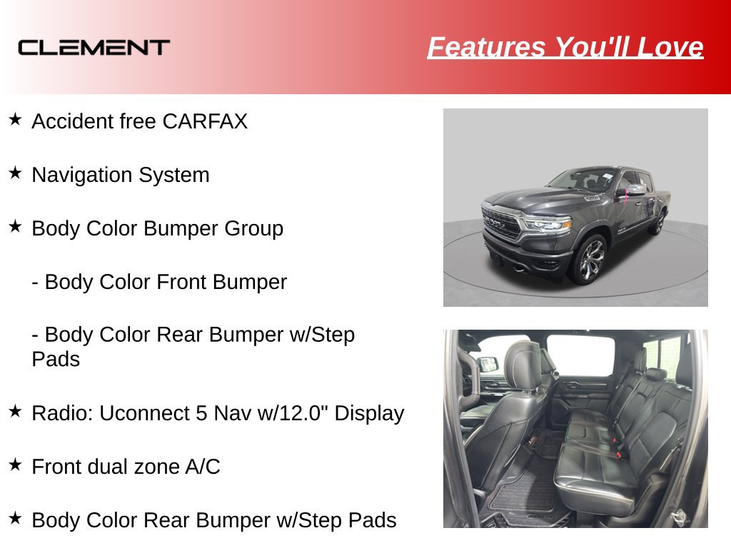 Used 2022 RAM 1500 Limited w/ Body-Colour Bumper Group AWD/4WD image 8
