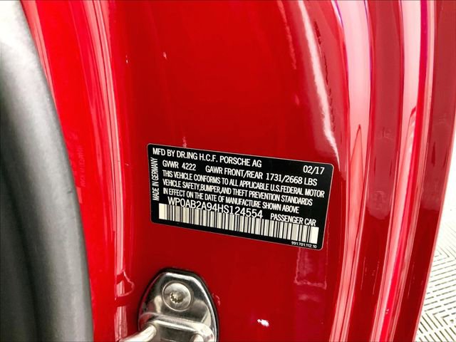 Certified 2017 Porsche 911 Carrera S RWD image 27