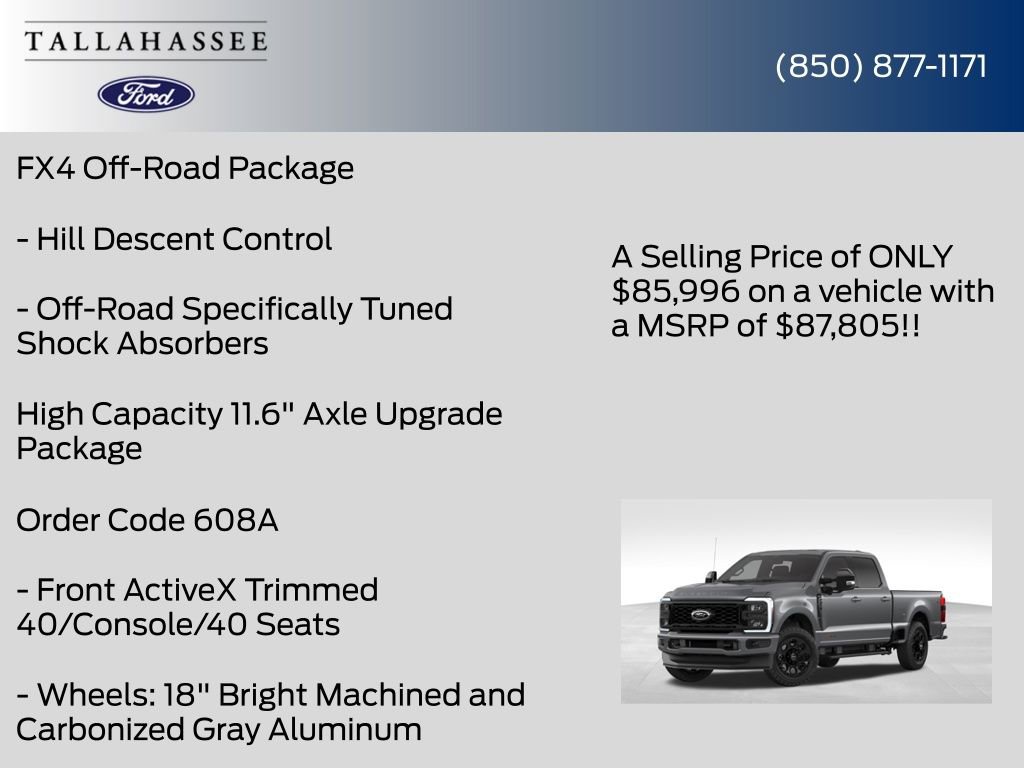 New 2026 Ford F250 Lariat w/ Black Appearance Package AWD/4WD image 9