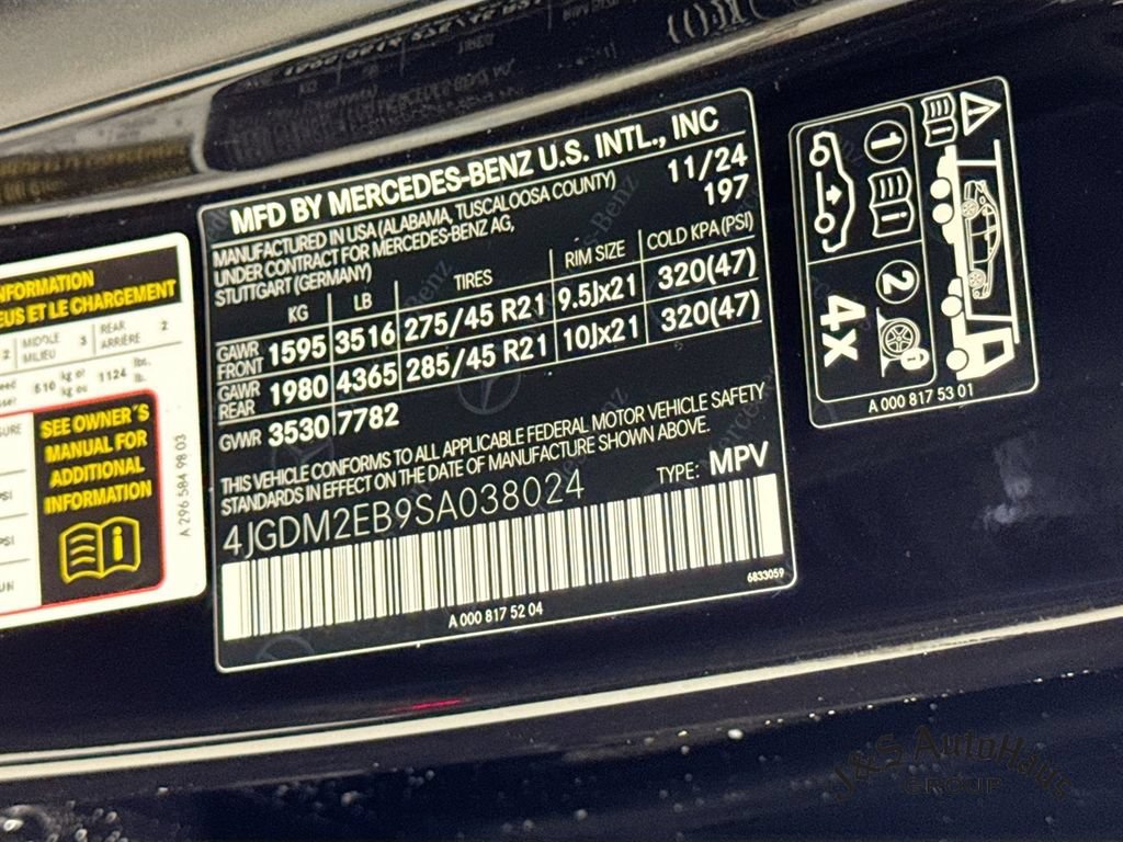 Used 2025 Mercedes-Benz EQS 450+ 4MATIC SUV image 42