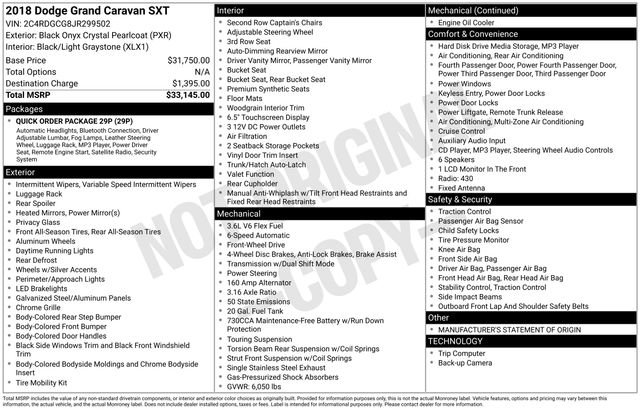 Used 2018 Dodge Grand Caravan SXT image 2