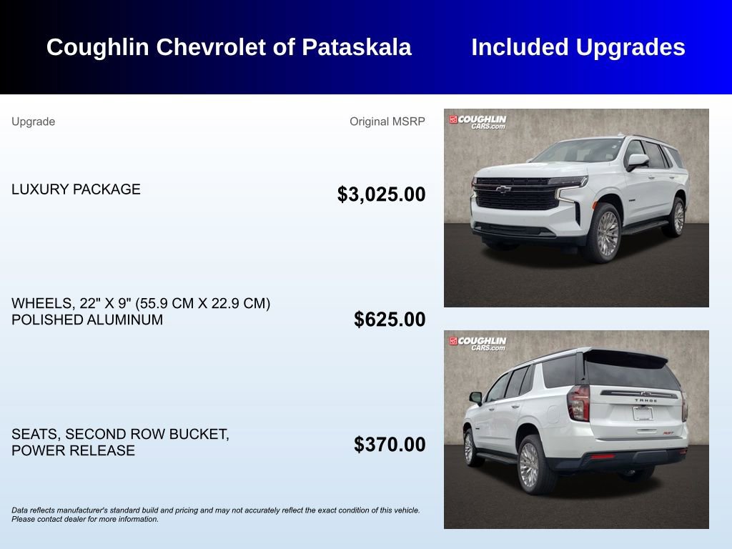 Used 2024 Chevrolet Tahoe RST w/ Luxury Package AWD/4WD image 3