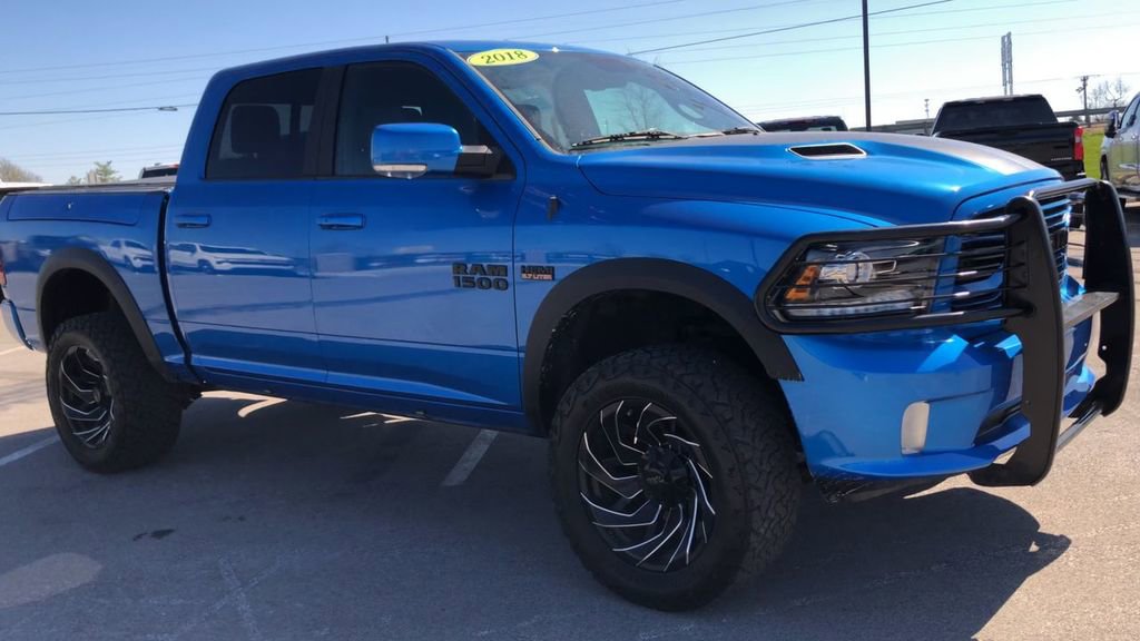 Used 2018 RAM 1500 Sport w/ Hydro Blue Sport Package AWD/4WD video 2