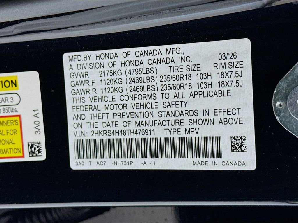 New 2026 Honda CR-V EX image 32