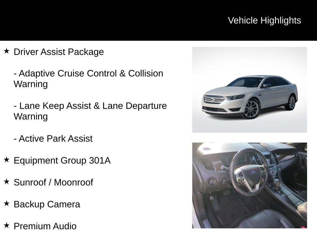 Used 2018 Ford Taurus Limited w/ Driver Assist Package image 6