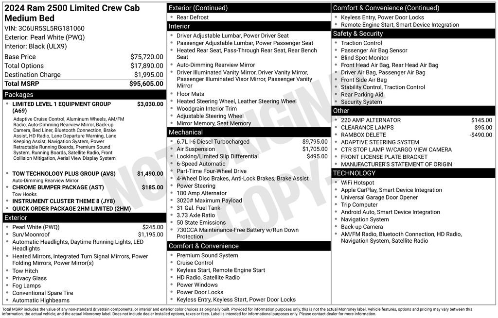 Used 2024 RAM 2500 Limited image 63