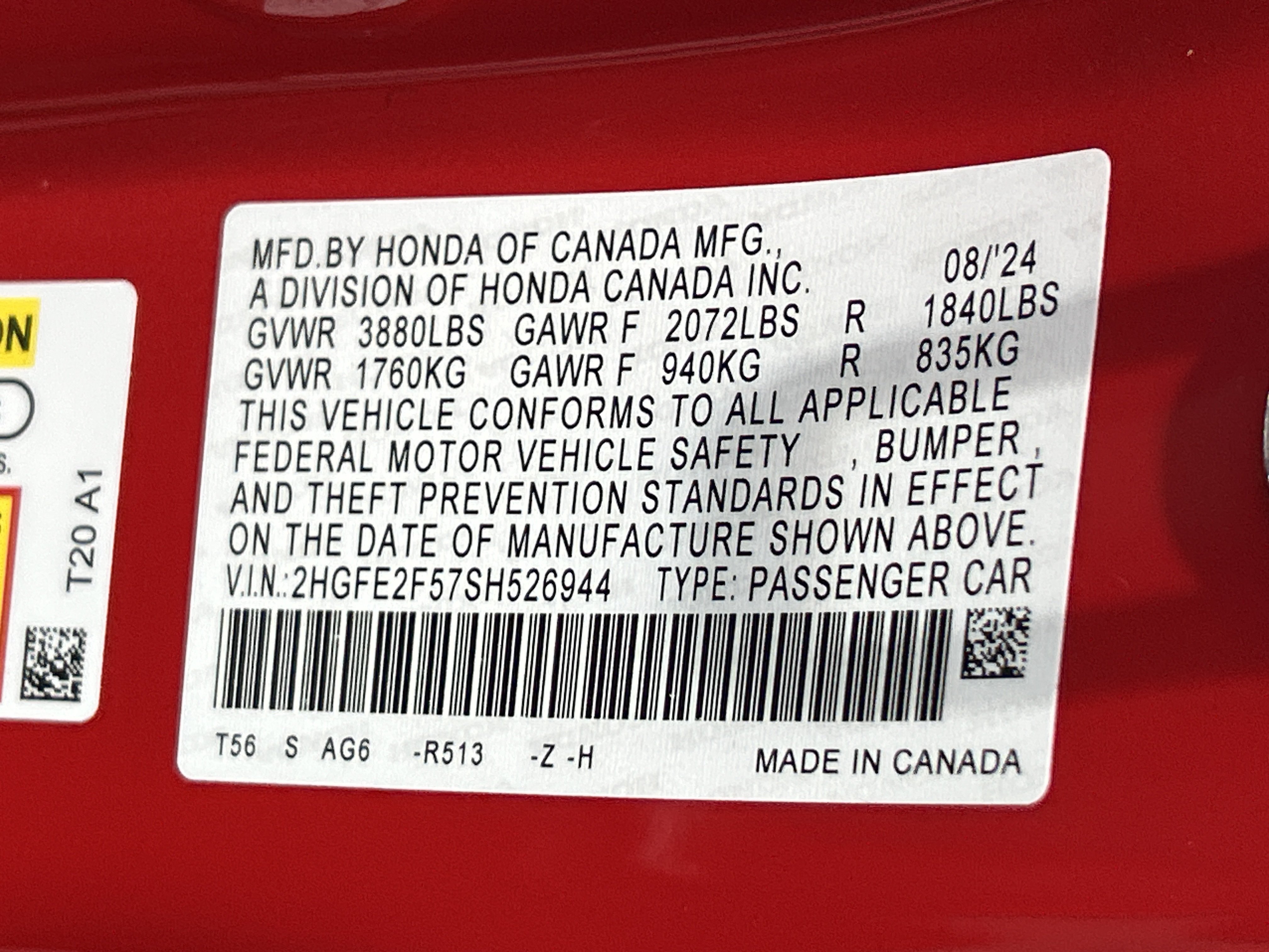 Certified 2025 Honda Civic Sport image 36