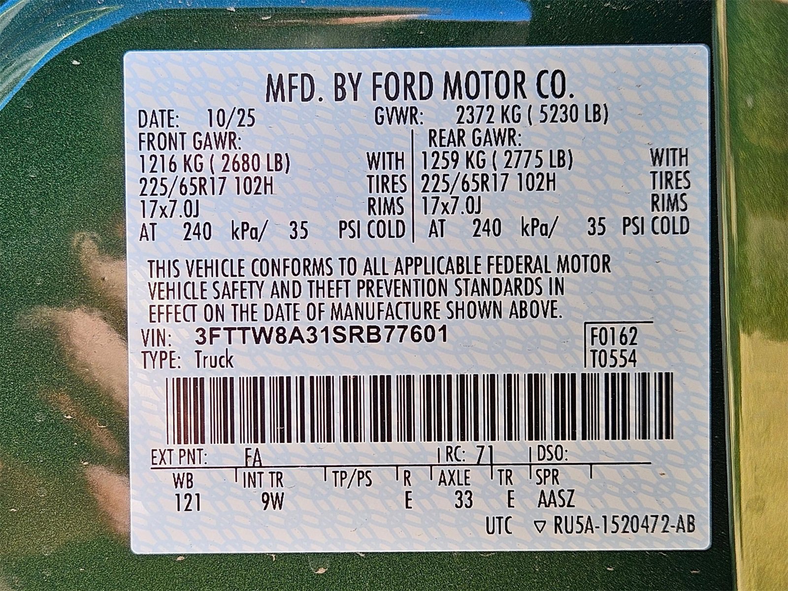 New 2025 Ford Maverick XL image 21