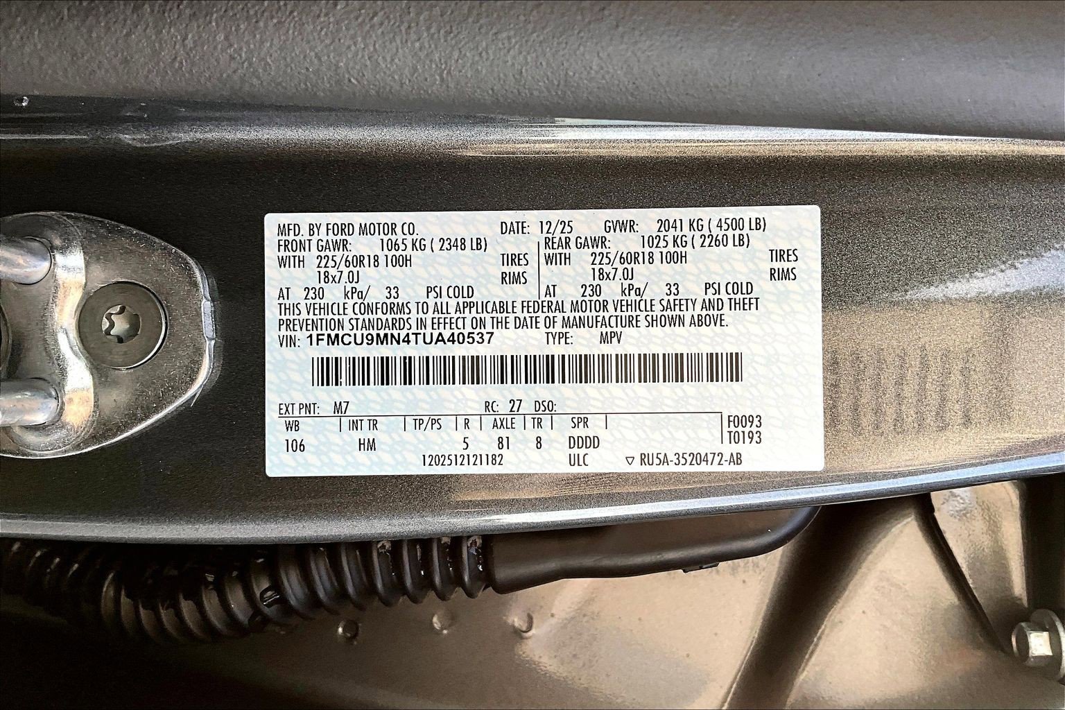 New 2026 Ford Escape ST-Line w/ Tech Pack #1 AWD/4WD image 13