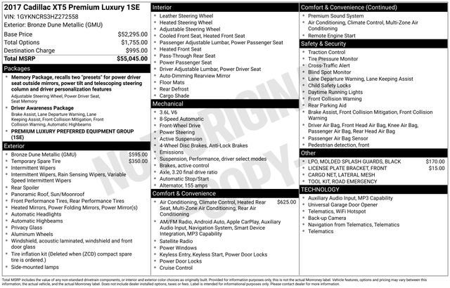 Used 2017 Cadillac XT5 Premium Luxury FWD image 2