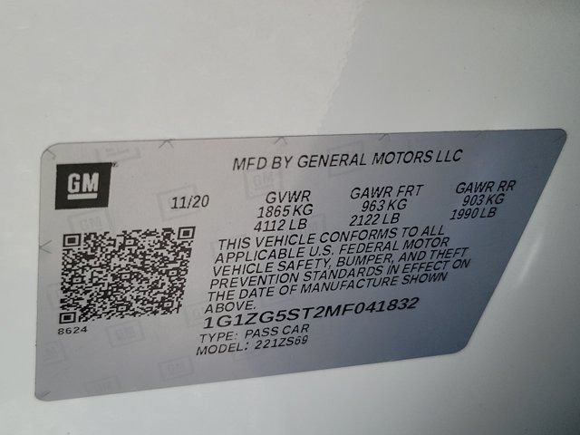 Used 2021 Chevrolet Malibu RS FWD image 32