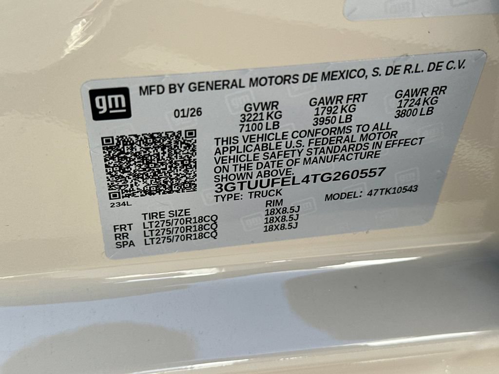New 2026 GMC Sierra 1500 AT4X AWD/4WD image 33