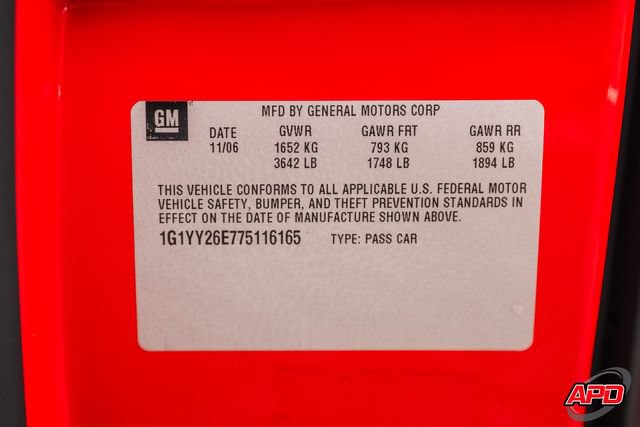 Used 2007 Chevrolet Corvette Z06 w/ Preferred Equipment Group RWD image 67