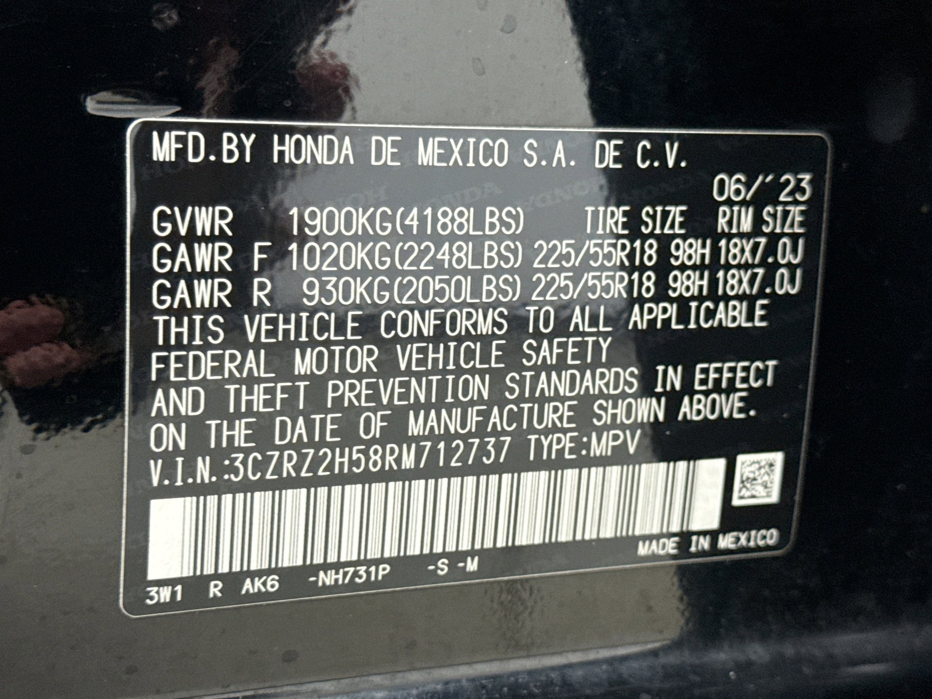 Used 2024 Honda HR-V Sport image 23