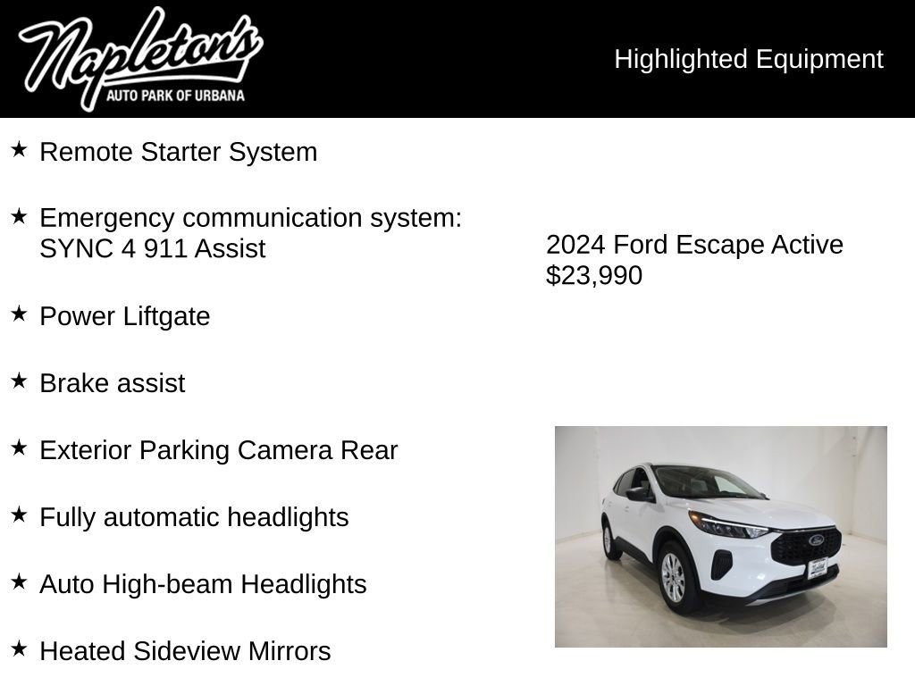 Used 2024 Ford Escape Active image 16