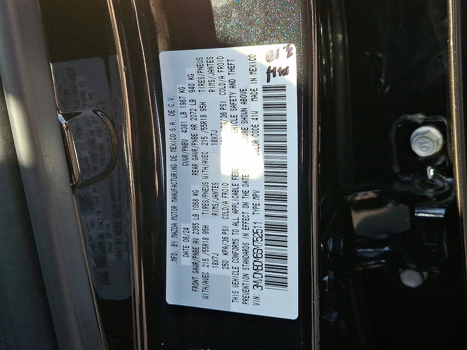 Certified 2025 MAZDA CX-30 AWD 2.5 S w/ Premium Package image 19