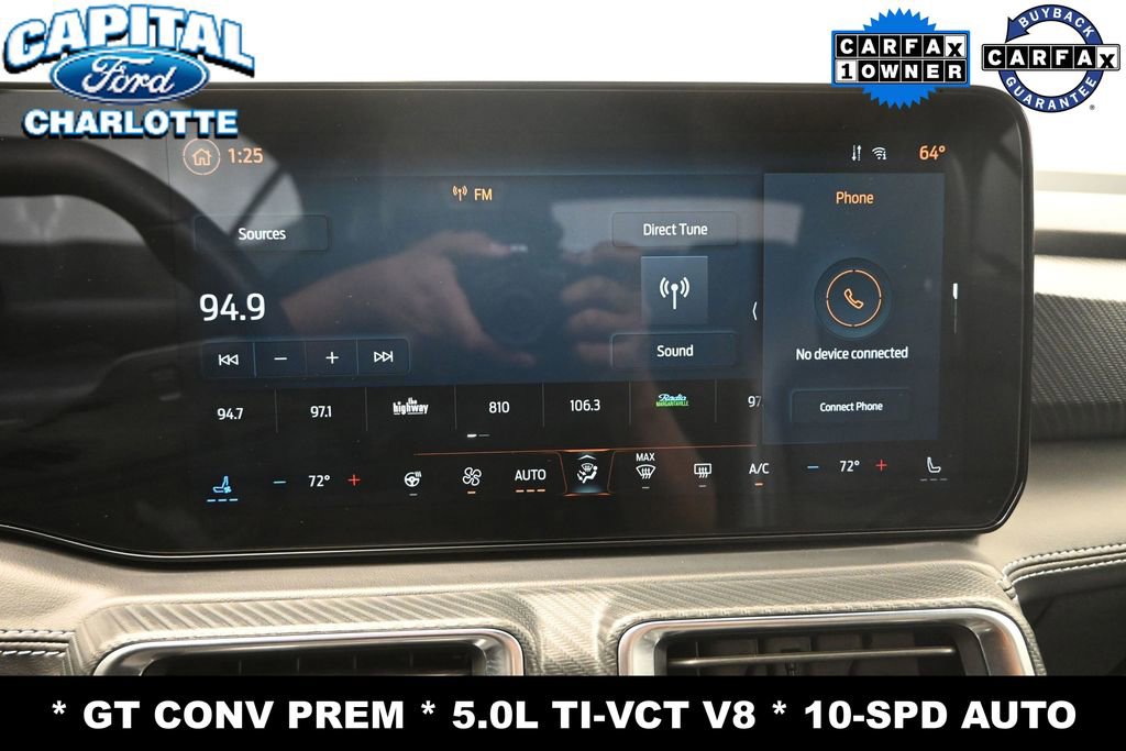 Used 2025 Ford Mustang GT Premium w/ Mustang Nite Pony Package RWD image 13