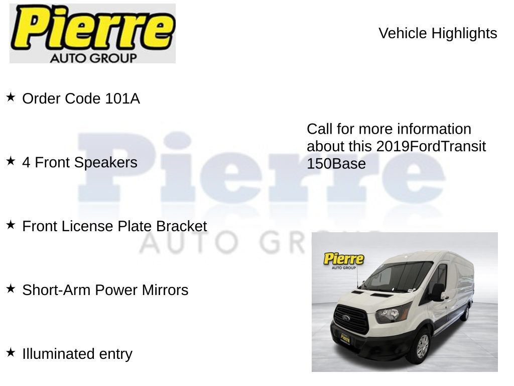 Used 2019 Ford Transit 150 148 Medium Roof RWD image 7