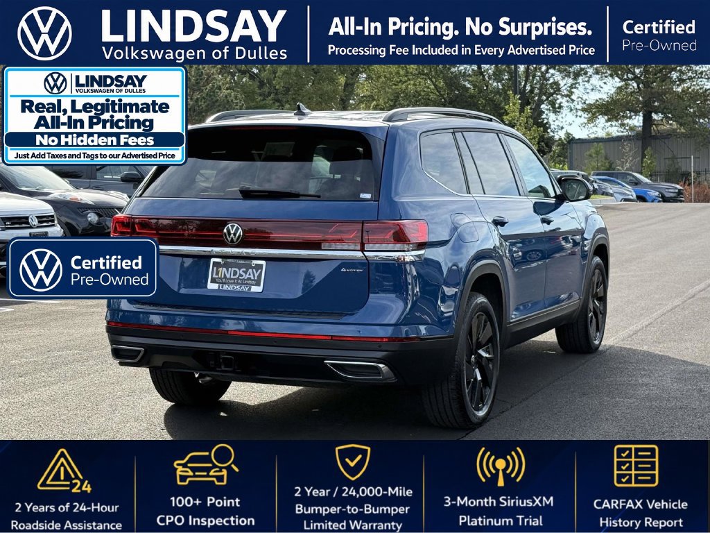 Used 2025 Volkswagen Atlas SE AWD/4WD image 8
