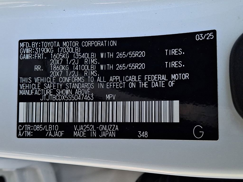 Used 2025 Lexus GX 550 w/ Accessory Package (2T) AWD/4WD image 29