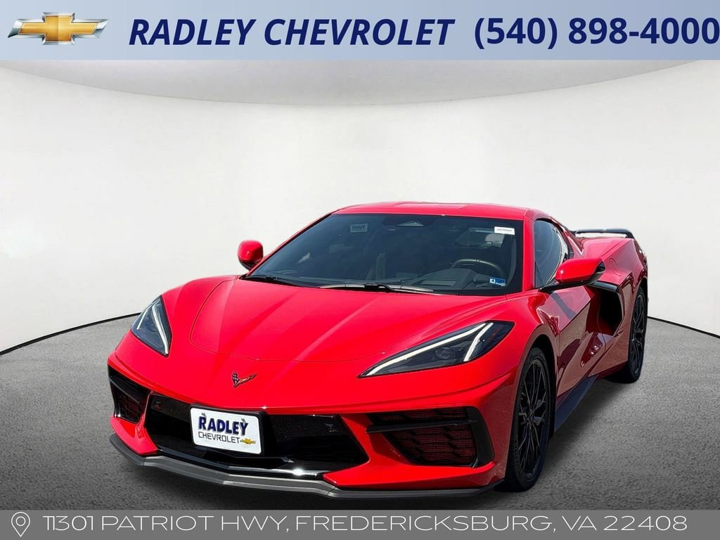 Certified 2025 Chevrolet Corvette Stingray Preferred Cpe w/ Battery Protection Package RWD 360° Tour