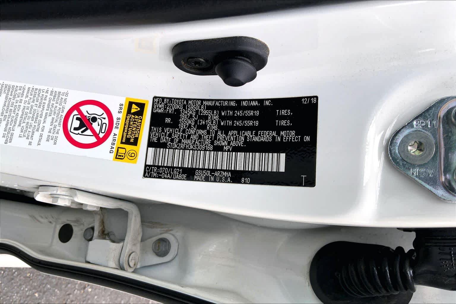 Used 2019 Toyota Highlander SE FWD image 34
