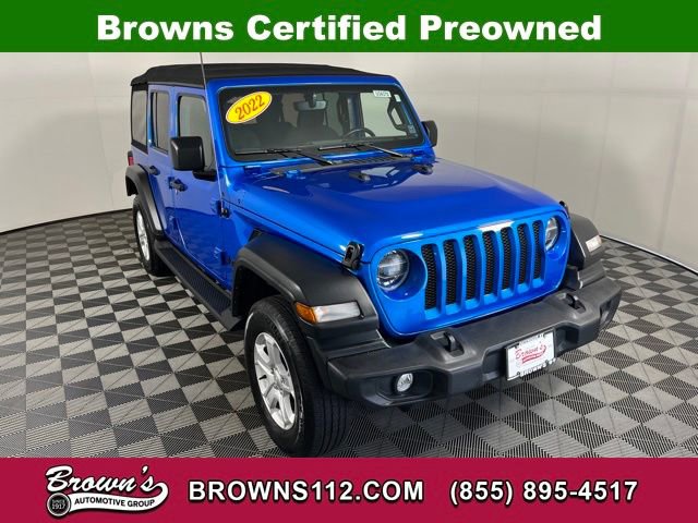 Used 2022 Jeep Wrangler Unlimited Sport image 1