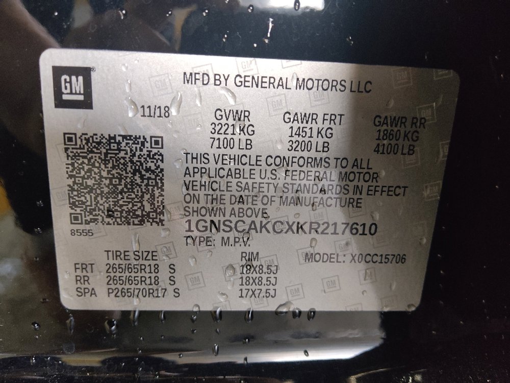 Used 2019 Chevrolet Tahoe LS w/ Enhanced Driver Alert Package image 33