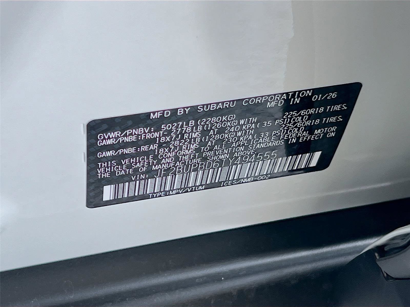 New 2026 Subaru Outback Premium image 31