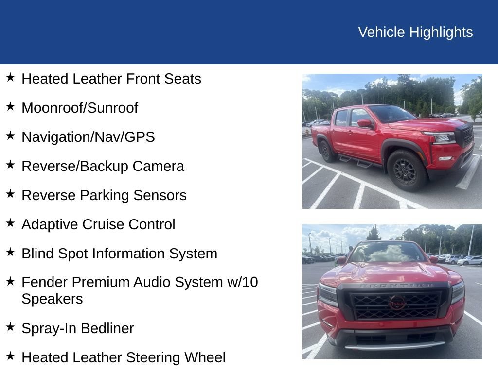 Used 2024 Nissan Frontier Pro-X w/ Pro Premium Package RWD image 16