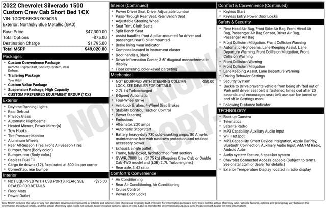 Used 2022 Chevrolet Silverado 1500 Custom AWD/4WD image 29