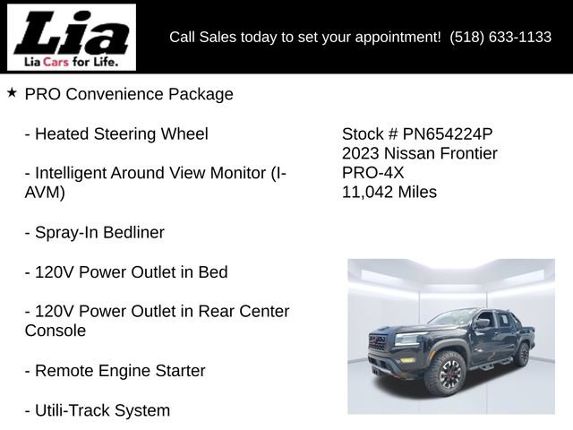 Used 2023 Nissan Frontier PRO-4X w/ Pro Convenience Package AWD/4WD image 12