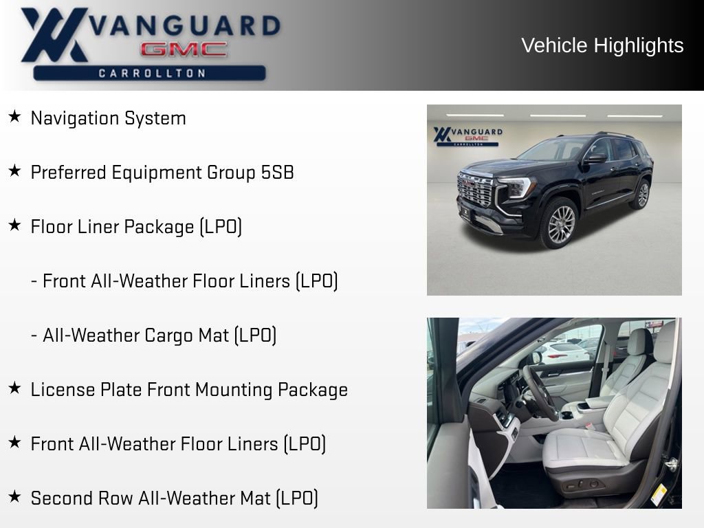 New 2026 GMC Terrain Denali w/ LPO, Floor Liner Package image 5