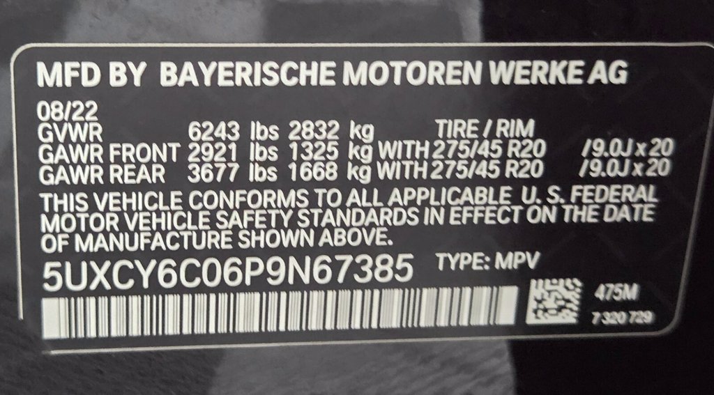 Used 2023 BMW X6 xDrive40i w/ M Sport Package AWD/4WD image 33
