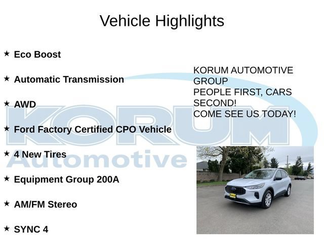 Certified 2025 Ford Escape Active AWD/4WD image 4